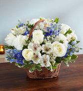 Peace, Prayers & Blessings Blue & White