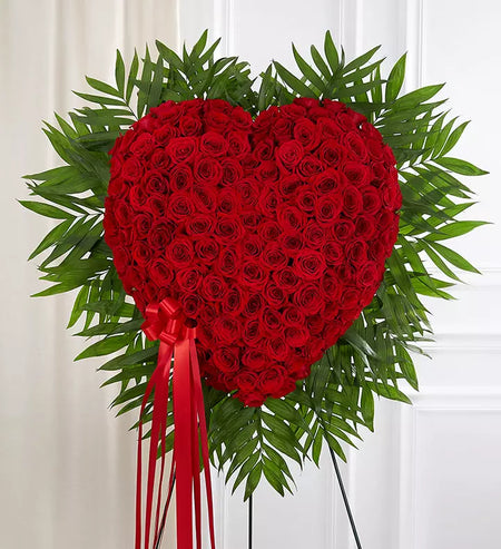 Standing Red Rose Bleeding Heart