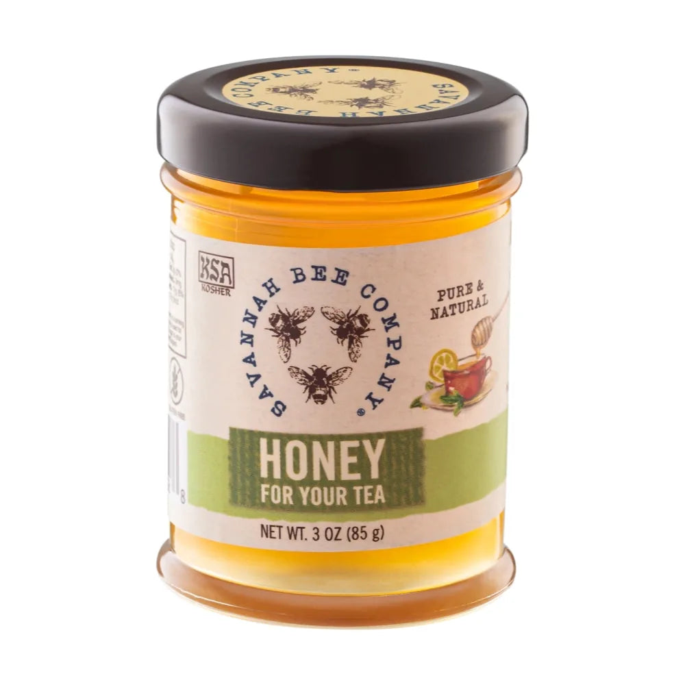 Savannah Bee Company Honey for Your Tea in a 3 oz glass jar