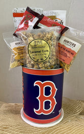 JGB Sports - Boston Red Sox Gift Tin Basket - Made In America