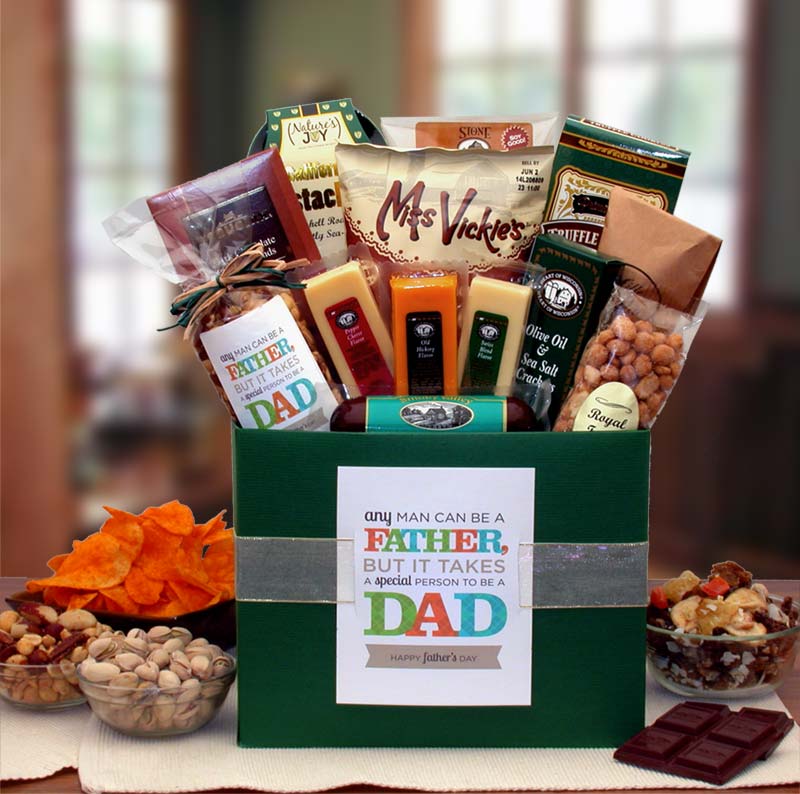 Send a gift basket delivery of: It Takes A Special Man To Be A Dad Gift Box - Father's Day gift - Gift for dad