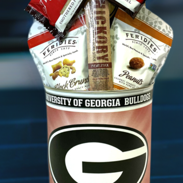 JGB Sports - Georgia Bulldogs Gift Tin Basket - Made In America