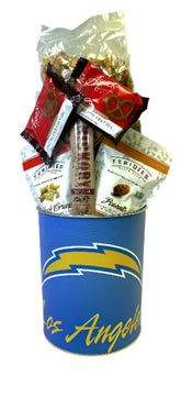 JGB Sports - Los Angeles Chargers Gift Tin Basket - Made In America