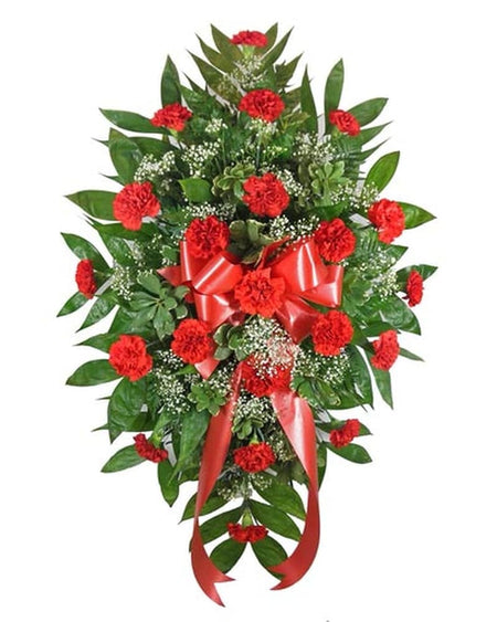 Timeless Traditions Standing Spray Red