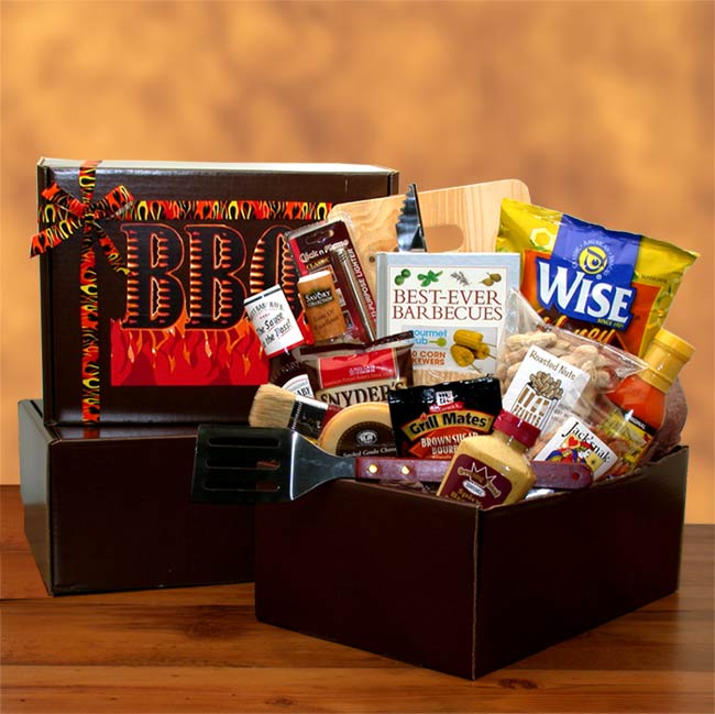 Send a gift basket delivery of: The Barbecue Master Gift Pack - Barbecue Gift Set