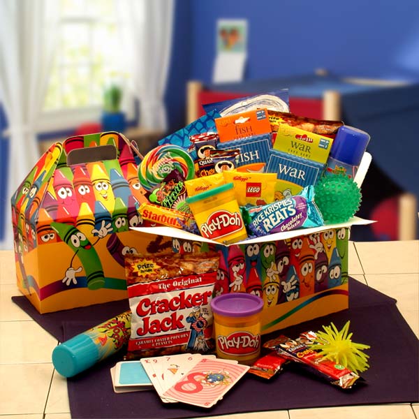 Send a gift basket delivery of: Kids Just Wanna Have Fun Care Package - gift for kids - gift for child