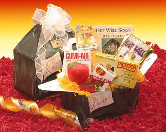 Send a gift basket delivery of: RX to Say Get Well Care Package