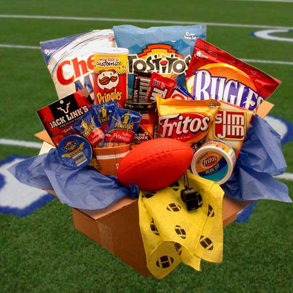 Send a gift basket delivery of: Touchdown Game Time Snacks Care Package