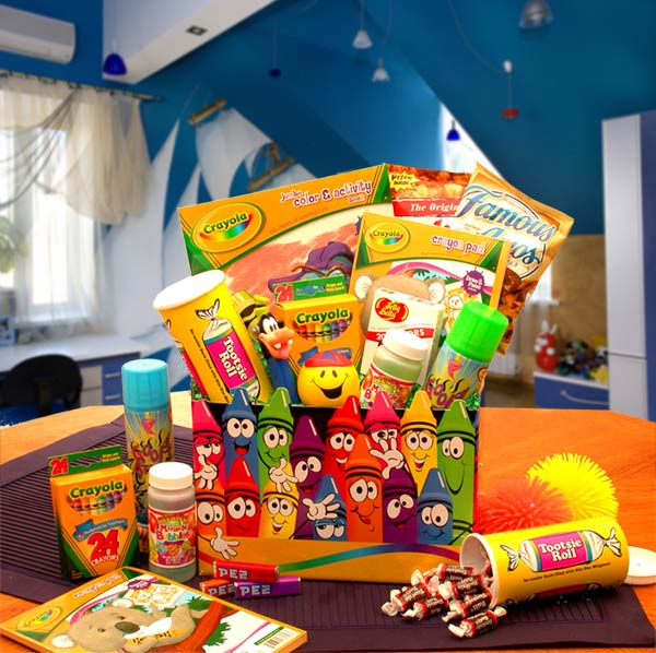 Send a gift basket delivery of: Crayola Kids Gift Box