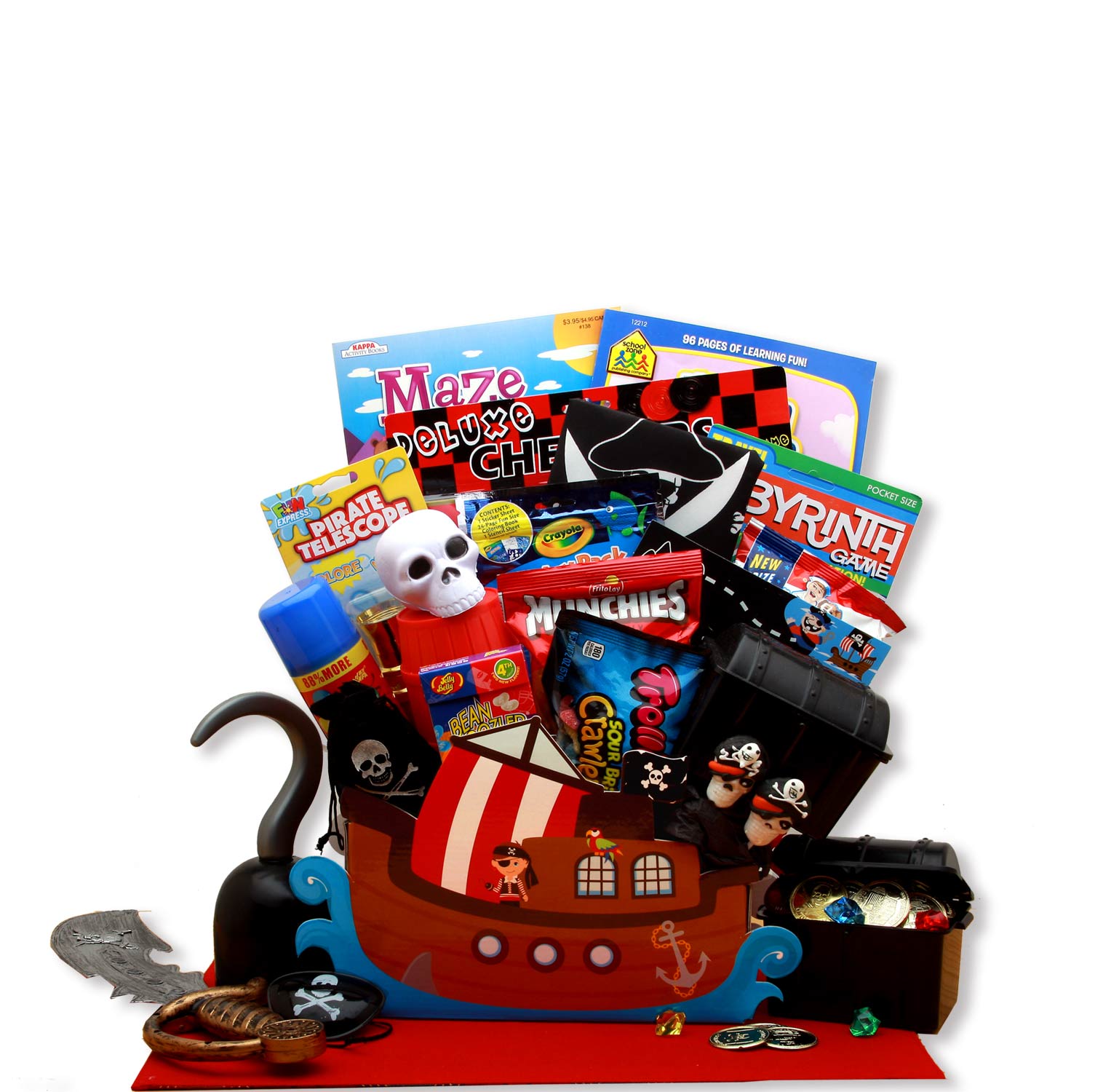 Send a gift basket delivery of: A Pirate's Life Gift Box - Children's Gift Basket