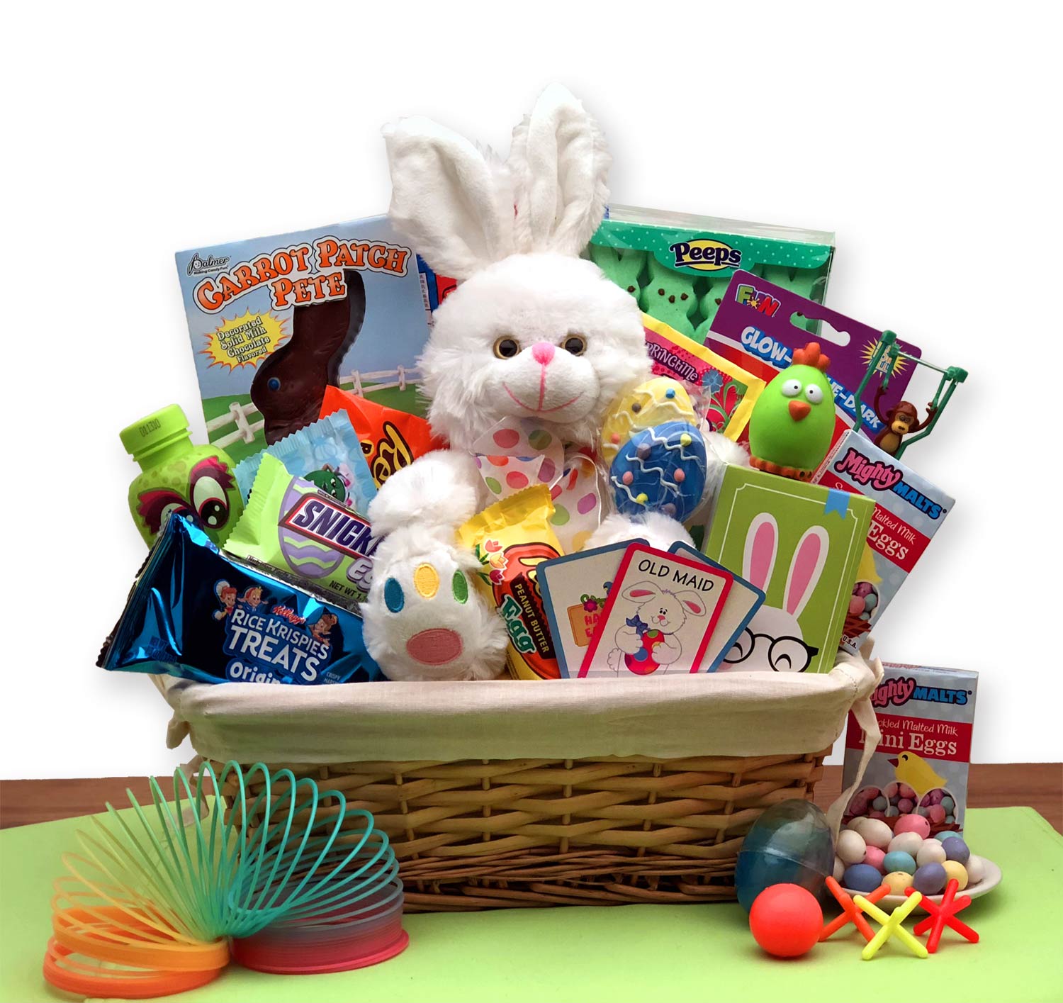 Send a gift basket delivery of: Bunny Express Easter Gift Basket- Easter Basket for child