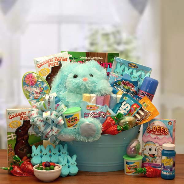 Send a gift basket delivery of: Carrot Patch Pete's Easter Gift Pail- Easter Basket for child