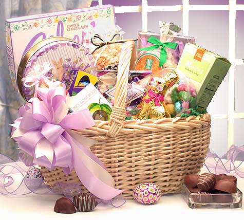 Send a gift basket delivery of: Deluxe Easter Gift Basket - Easter Basket