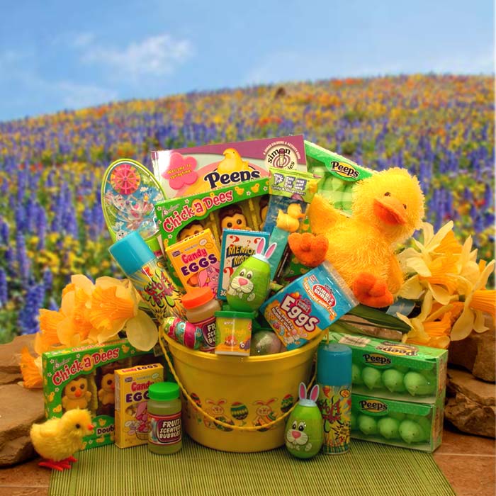 Send a gift basket delivery of: Duckadoodles Easter Fun Pail - Easter Basket for child