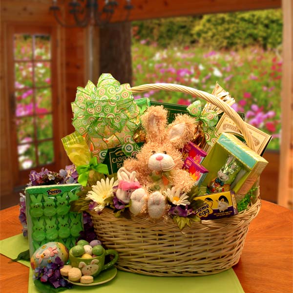 Send a gift basket delivery of: An Easter Festival Deluxe Gift Basket  - Easter Basket