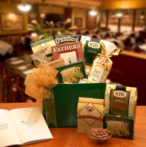 Send a gift basket delivery of: Father Knows Best Father's Day Gift box - Father's Day gift - Gift for dad