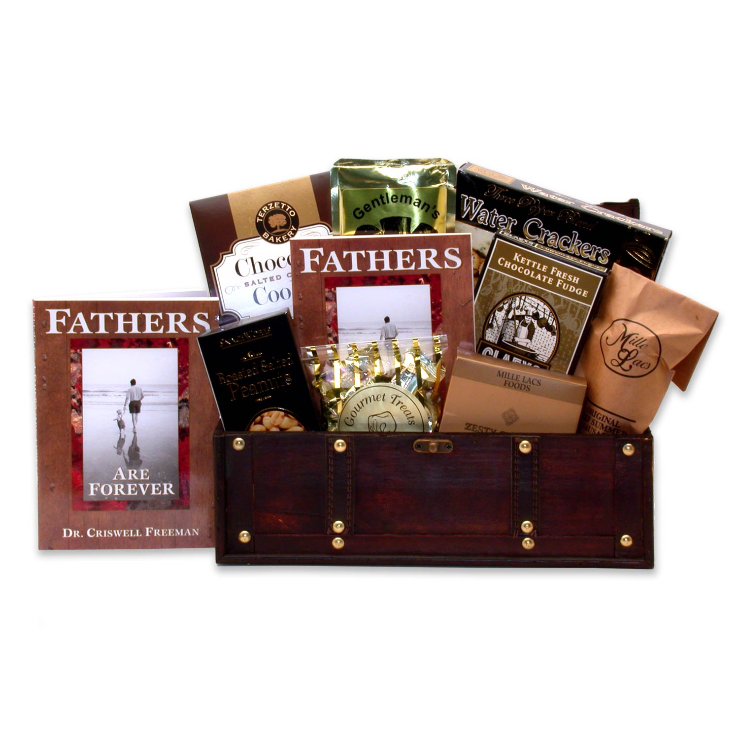 Send a gift basket delivery of: Fathers are Forever Chest - Father's Day gift - Gift for dad