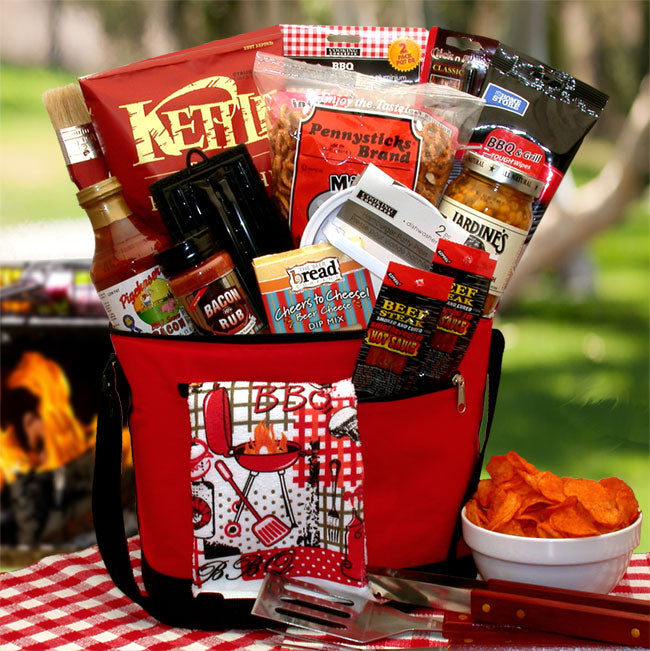 Send a gift basket delivery of: The Master Griller BBQ Gift Chest - barbecue gift basket