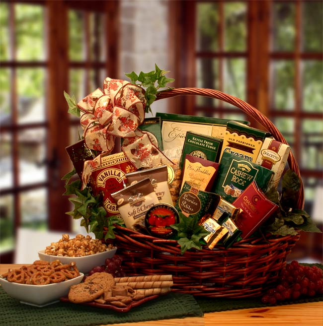 Send a gift basket delivery of: Sweets and Treats Gift Basket - gourmet gift basket