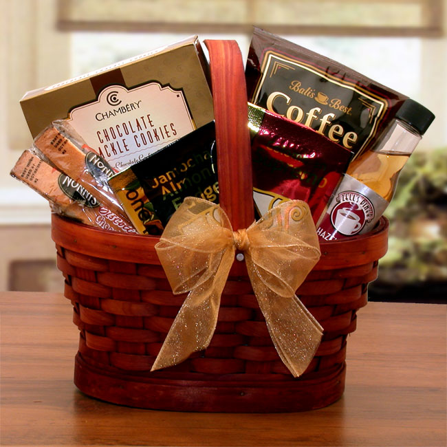 Send a gift basket delivery of: Mini Coffee Break Gift Basket - coffee gift basket