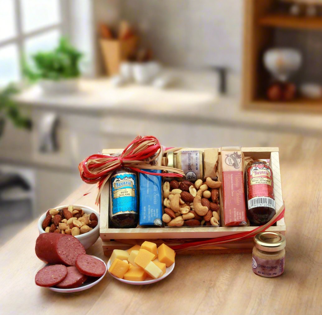 Signature Sampler Meat & Cheese Snack Set product photo.