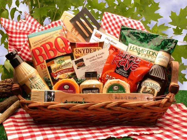 Send a gift basket delivery of: Master of The Grill Gift Basket - barbecue gift set