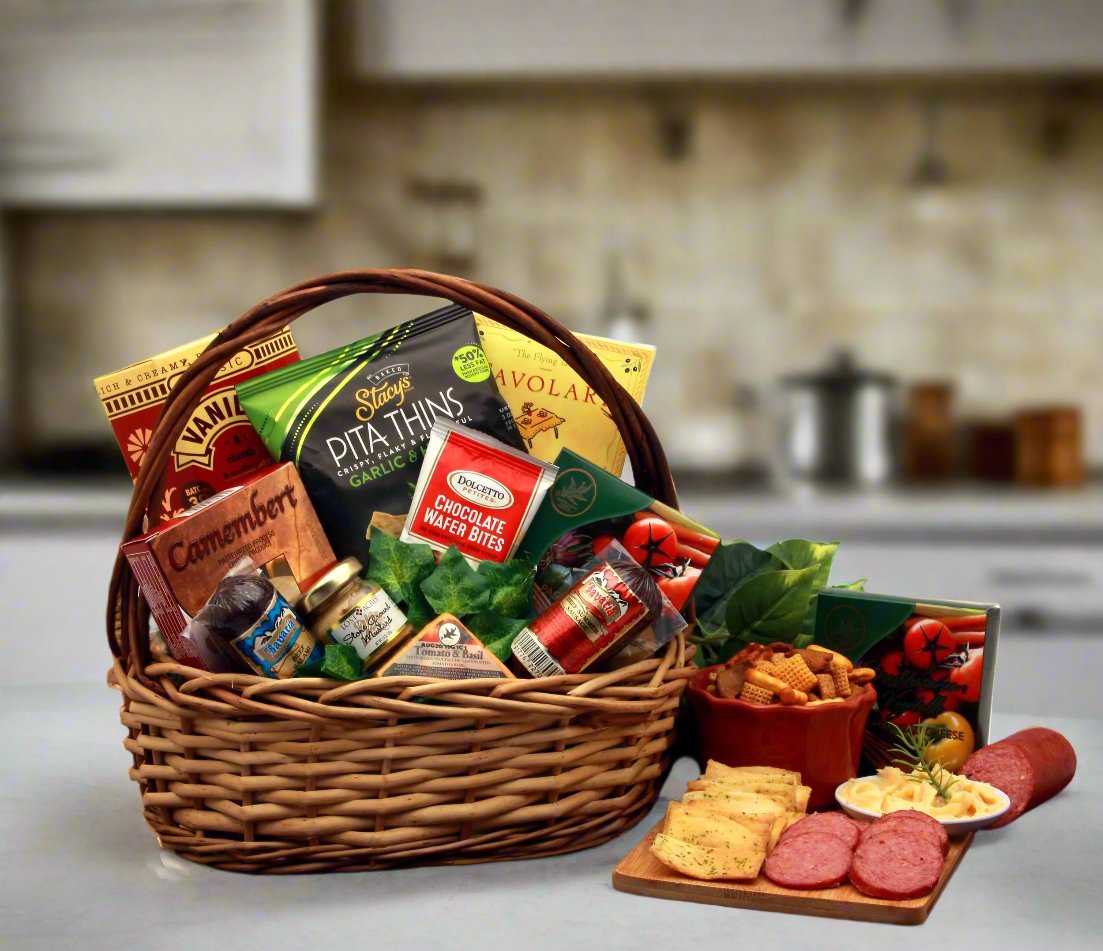 Snack Cravings Gift Basket product photo.